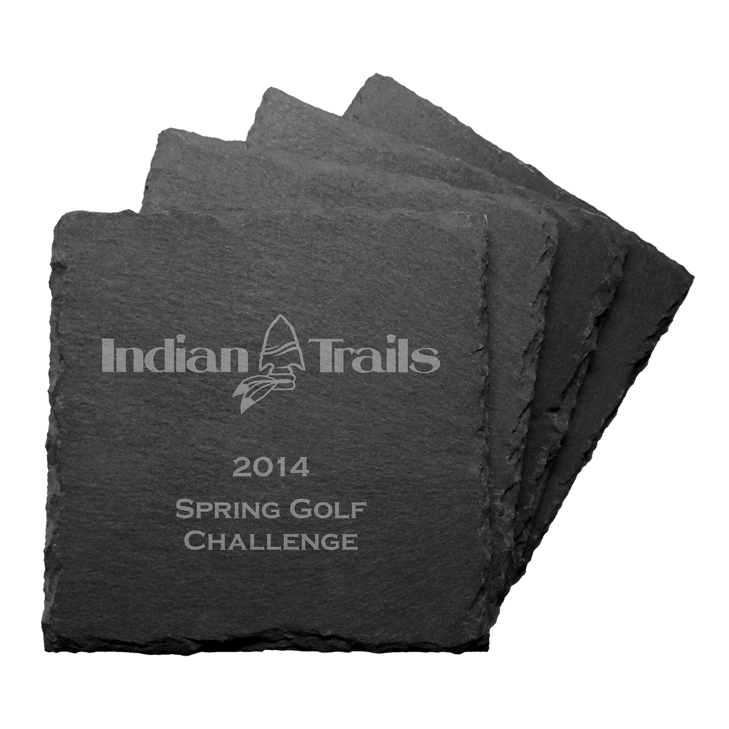 Set of 4 Slate Coasters - ProActive Sports Tournament Store