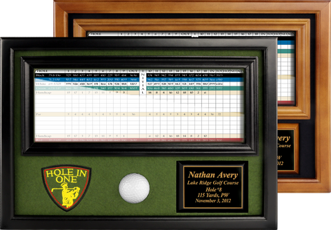 Hole-in-One Ball & 4"x12" Scorecard Display - ProActive Sports Tournament Store